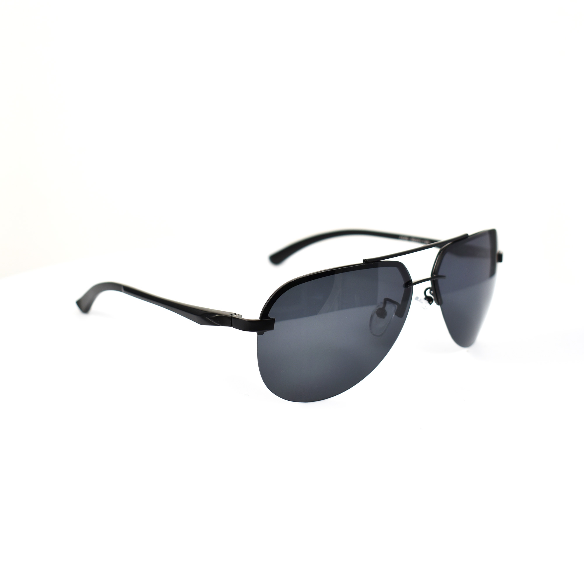 Vidal Black Aviator Polarized Sunglasses